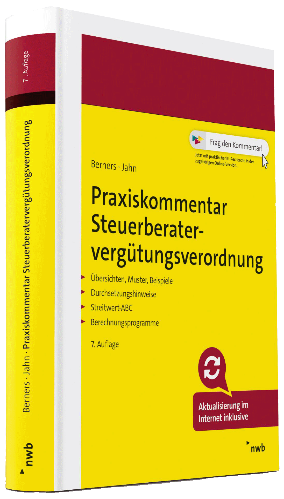 Praxiskommentar Steuerberatervergütungsverordnung – Berners/Jahn, NWB Verlag, 7. Auflage