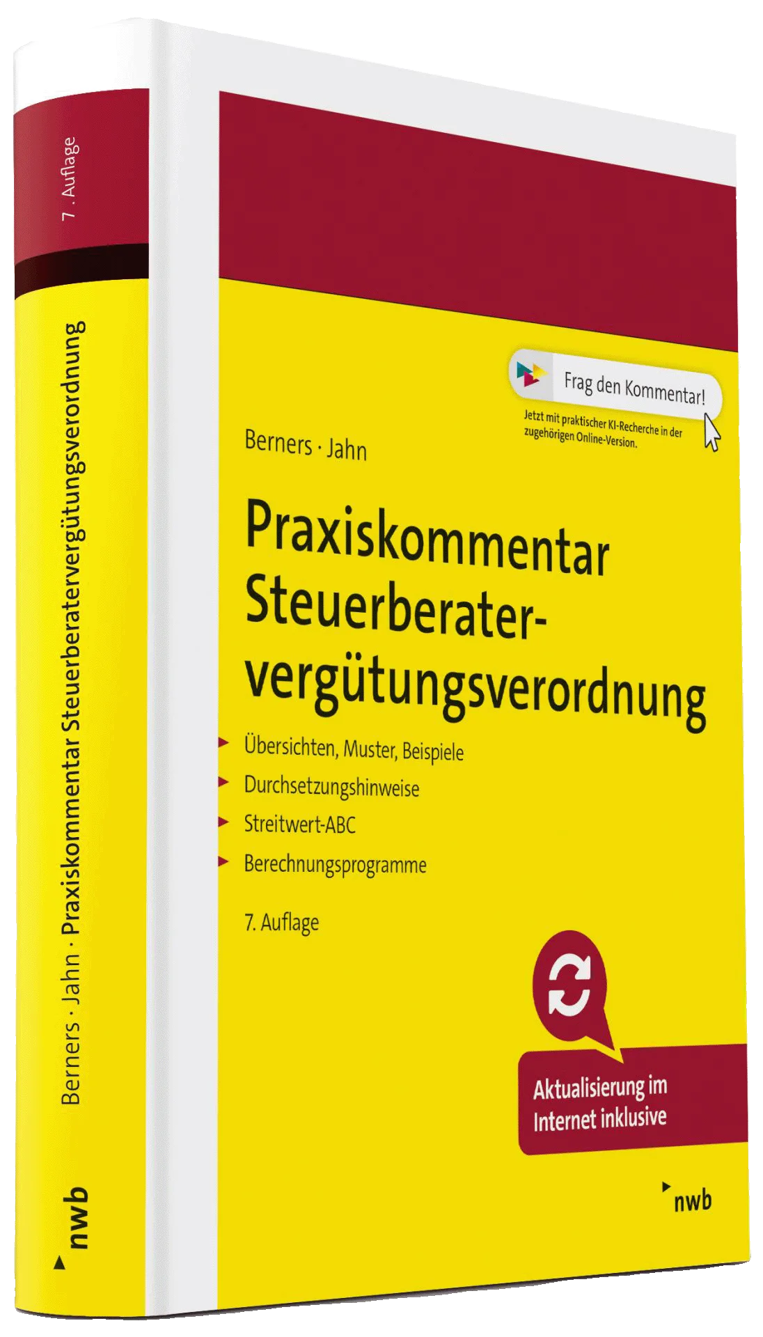 Praxiskommentar Steuerberatervergütungsverordnung – Berners/Jahn, NWB Verlag, 7. Auflage